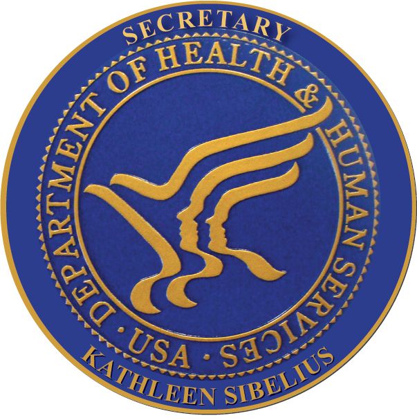 U30231 - Department of Health & Human Services Personalized Carved Wall Plaque