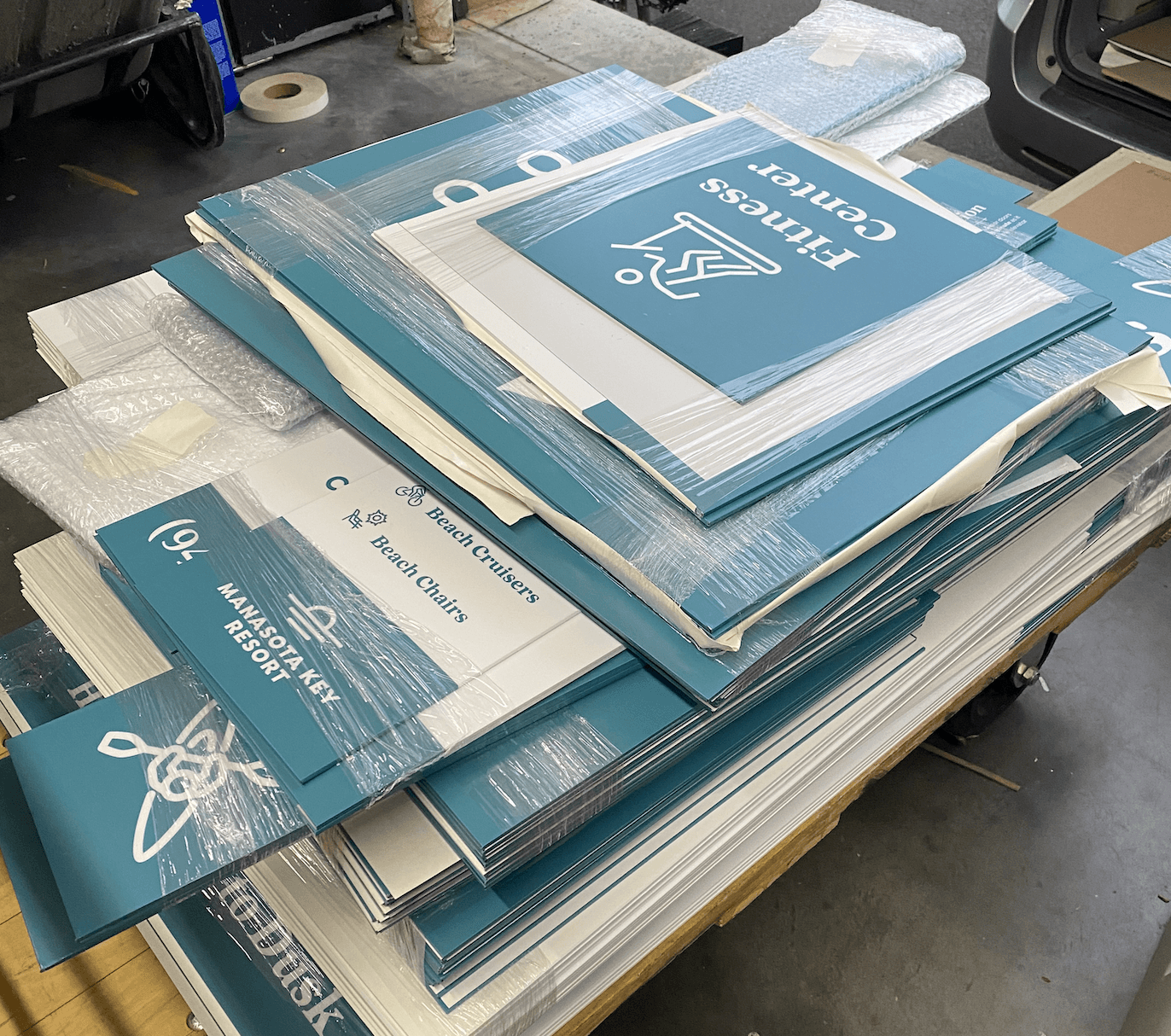 Custom Outdoor Resort Signage