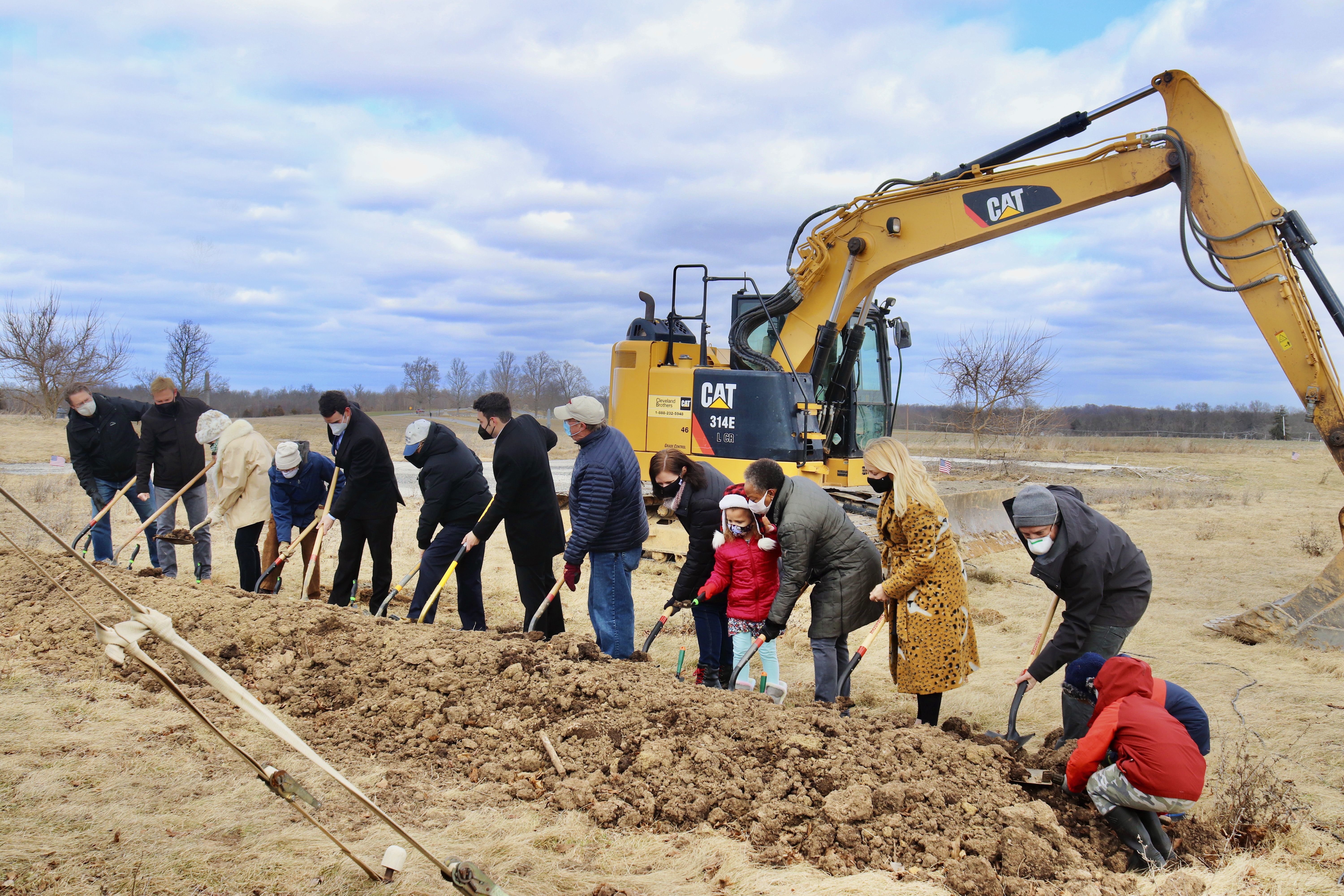 ADAMS COUNTY HISTORICAL SOCIETY BREAKS GROUND FOR NEW HOME
