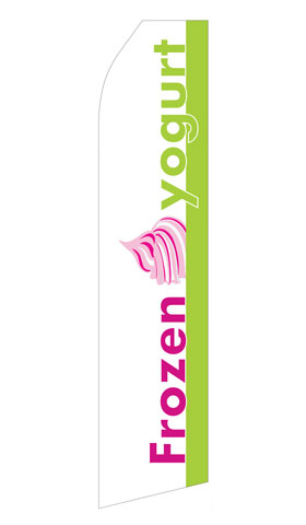 Frozen Yogurt Econo Stock Flag