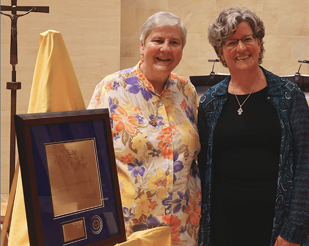 Sister Stephanie Schmidt and Dr Alice Edwards