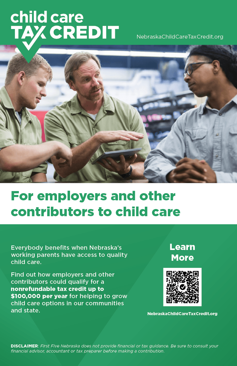 Child Care Contributors Campaign Poster - English