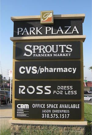 business monument signs