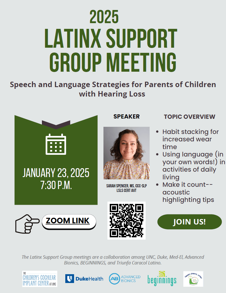 LatinX support group meeting information