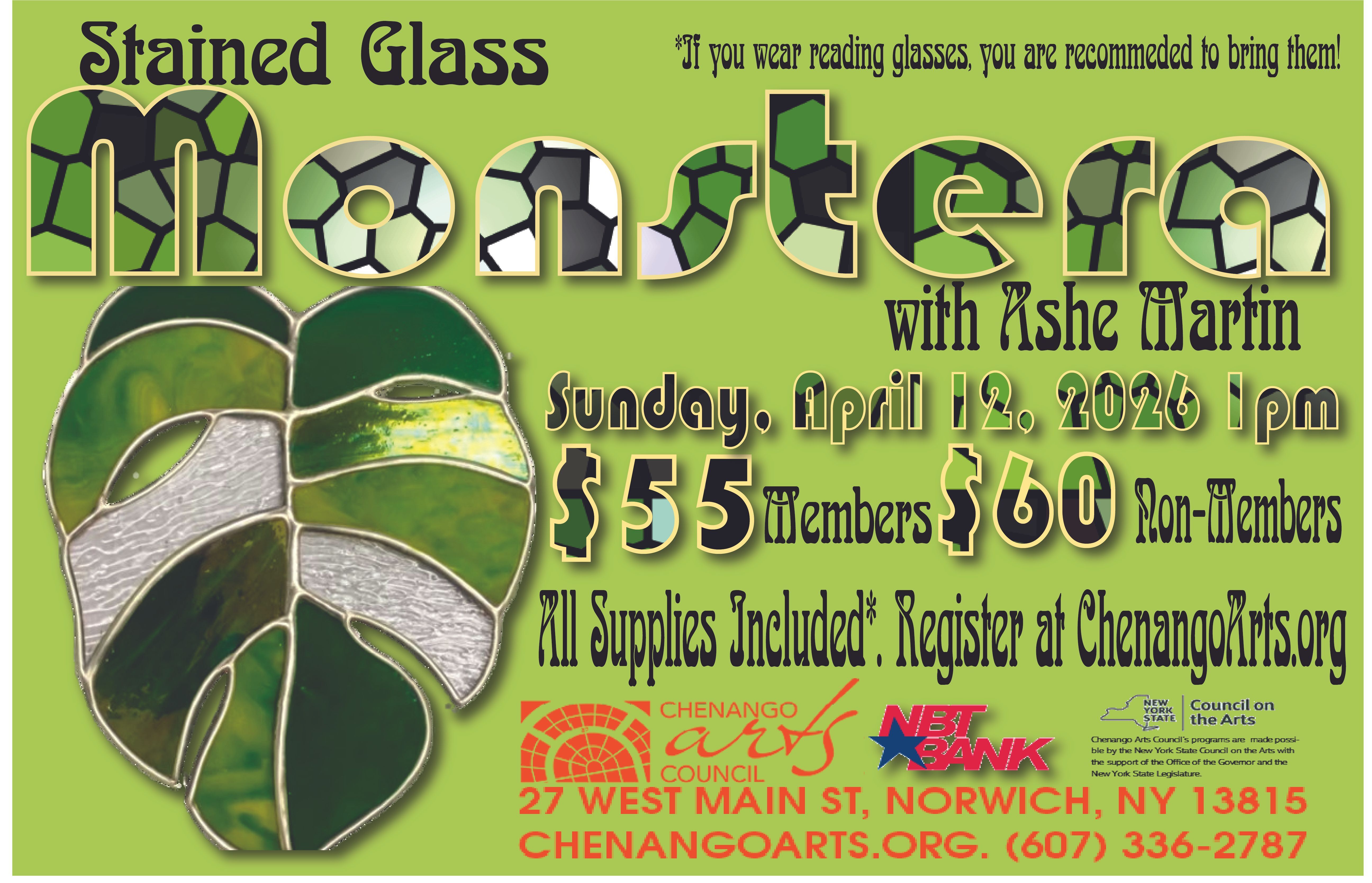 Stained Glass Monstera