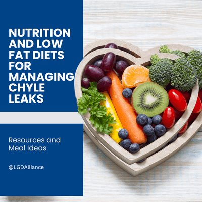 Nutrition and Low-Fat Diets for Managing Chyle Leaks: Helpful Resources and Meal Ideas