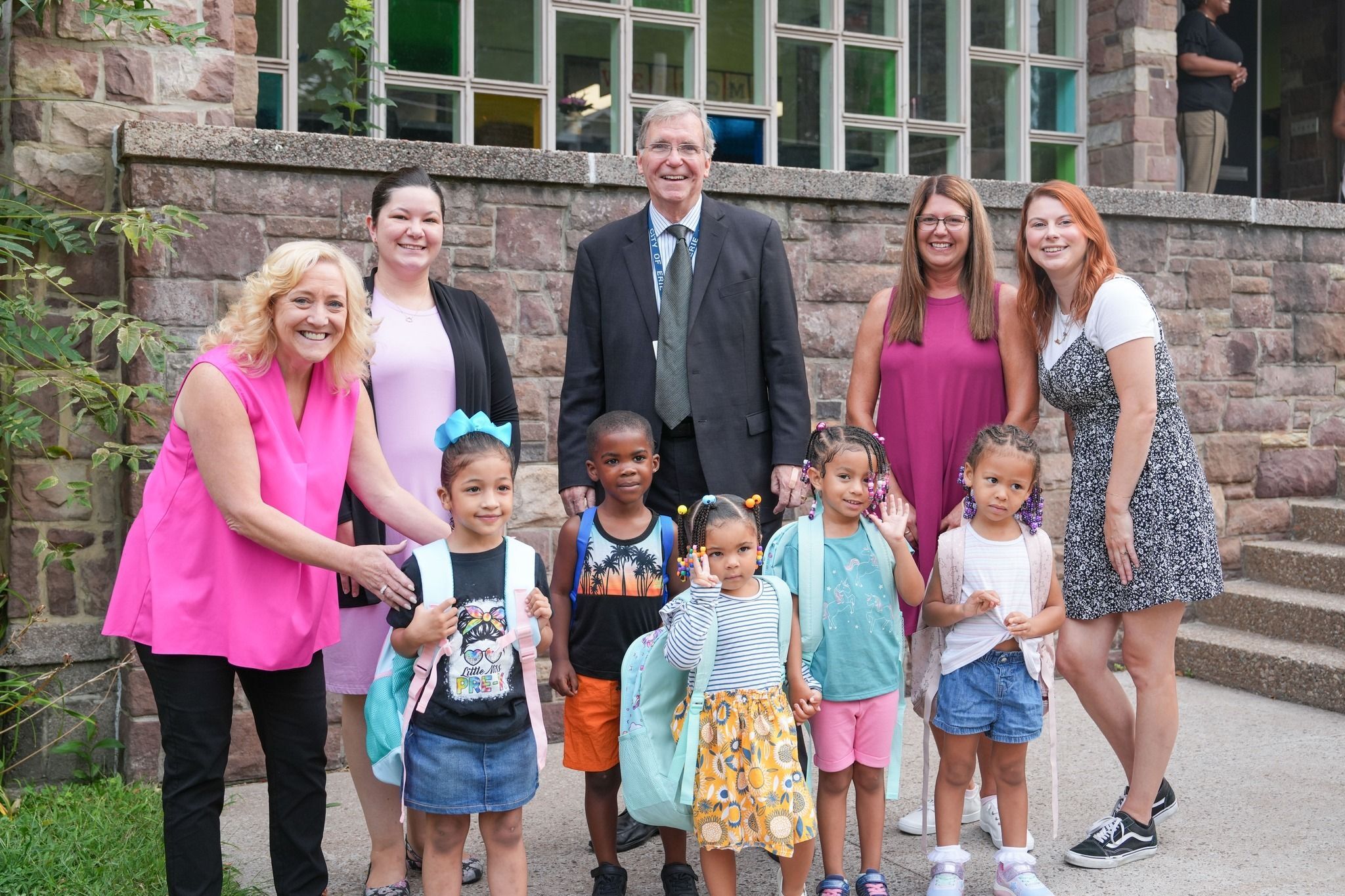 Mayor Joe Schember Visits First Day Of School at Cascade CDC