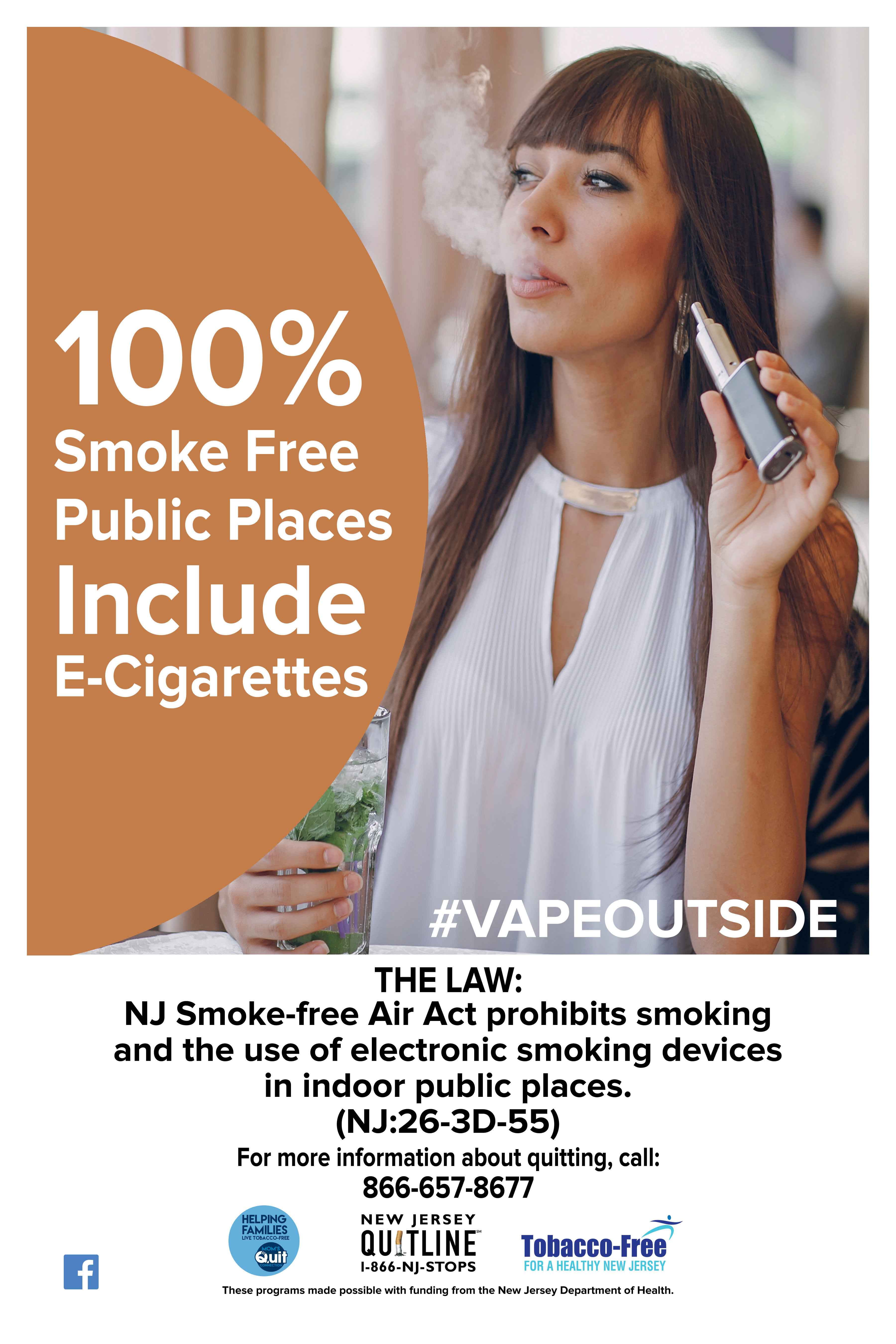 Vaping in Public Places poster