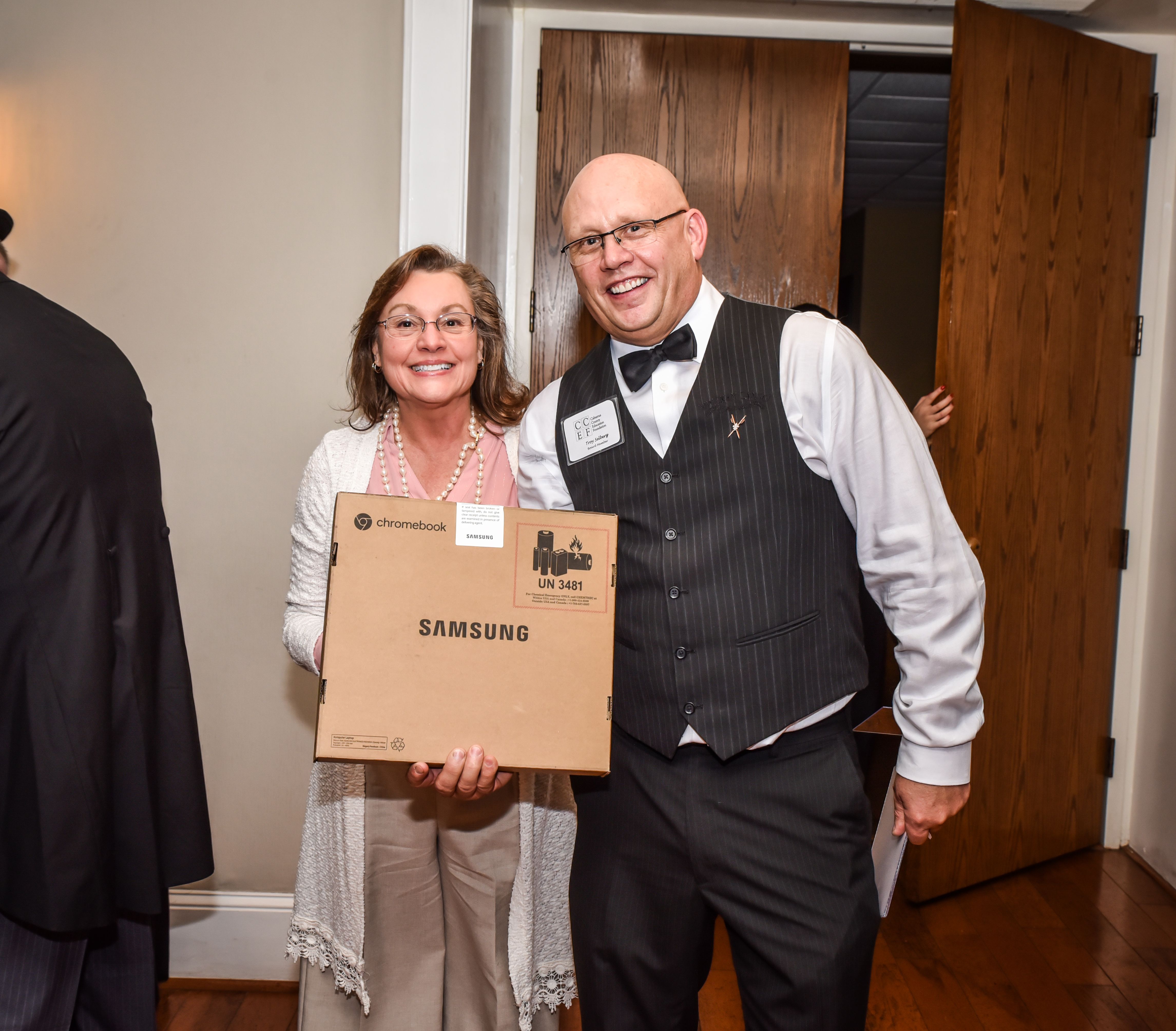 Pam Wilkerson Winning Laptop