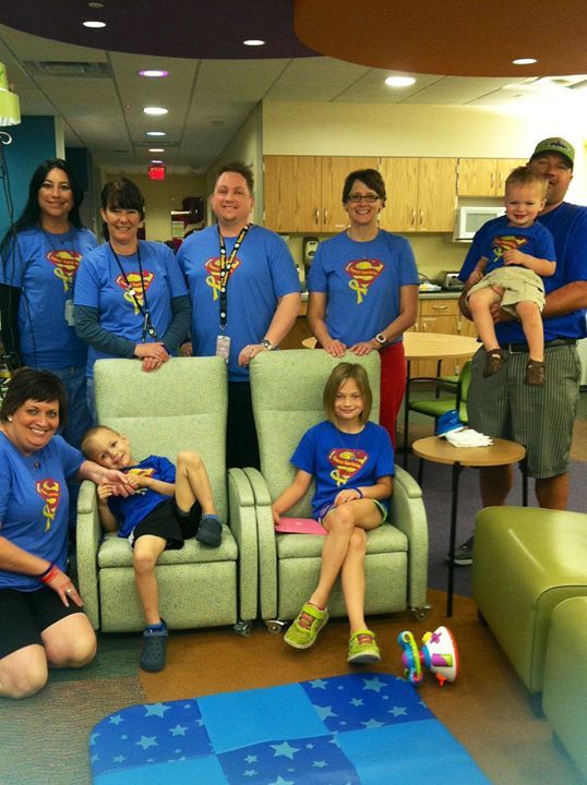 Our Infusion Center friends are Sammy’s Superheroes!! We love them.