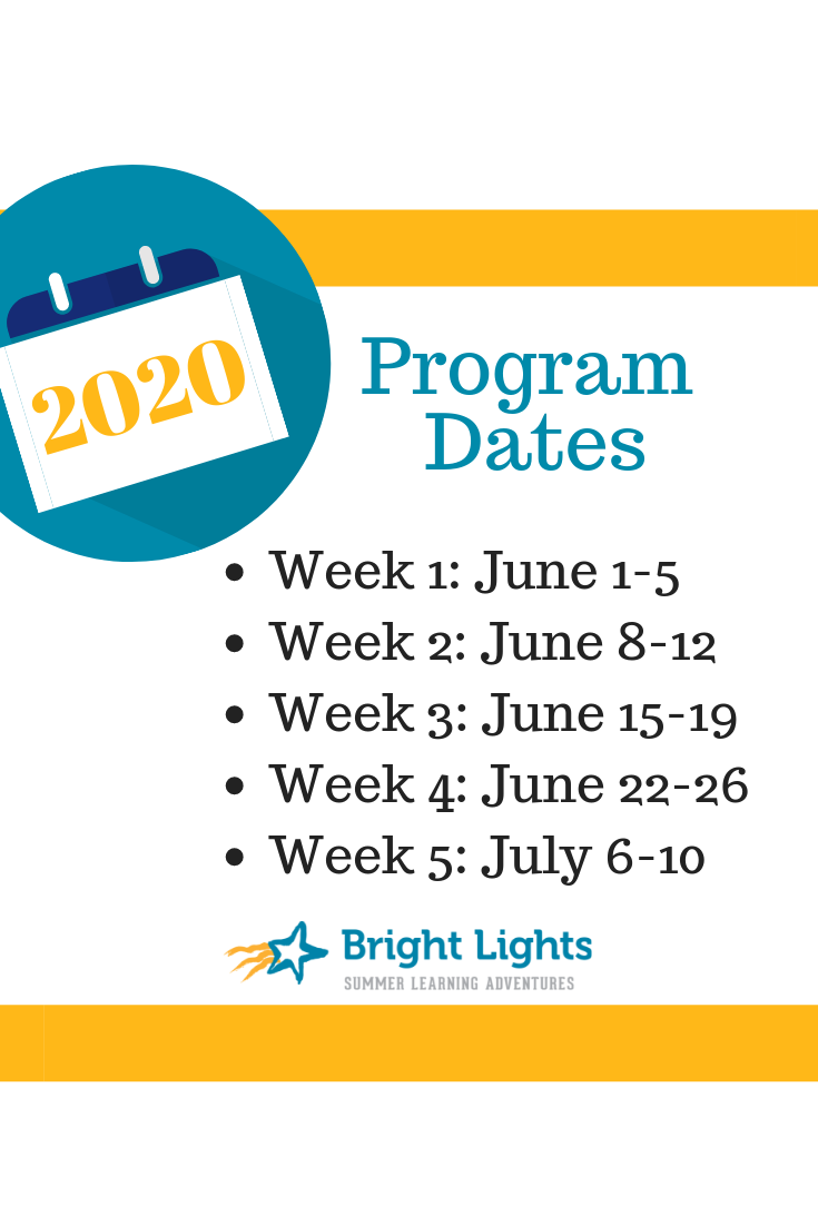 All Set: 2020 Registration Date, Program Weeks and More