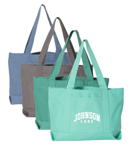 Johnson Lake Colored Tote