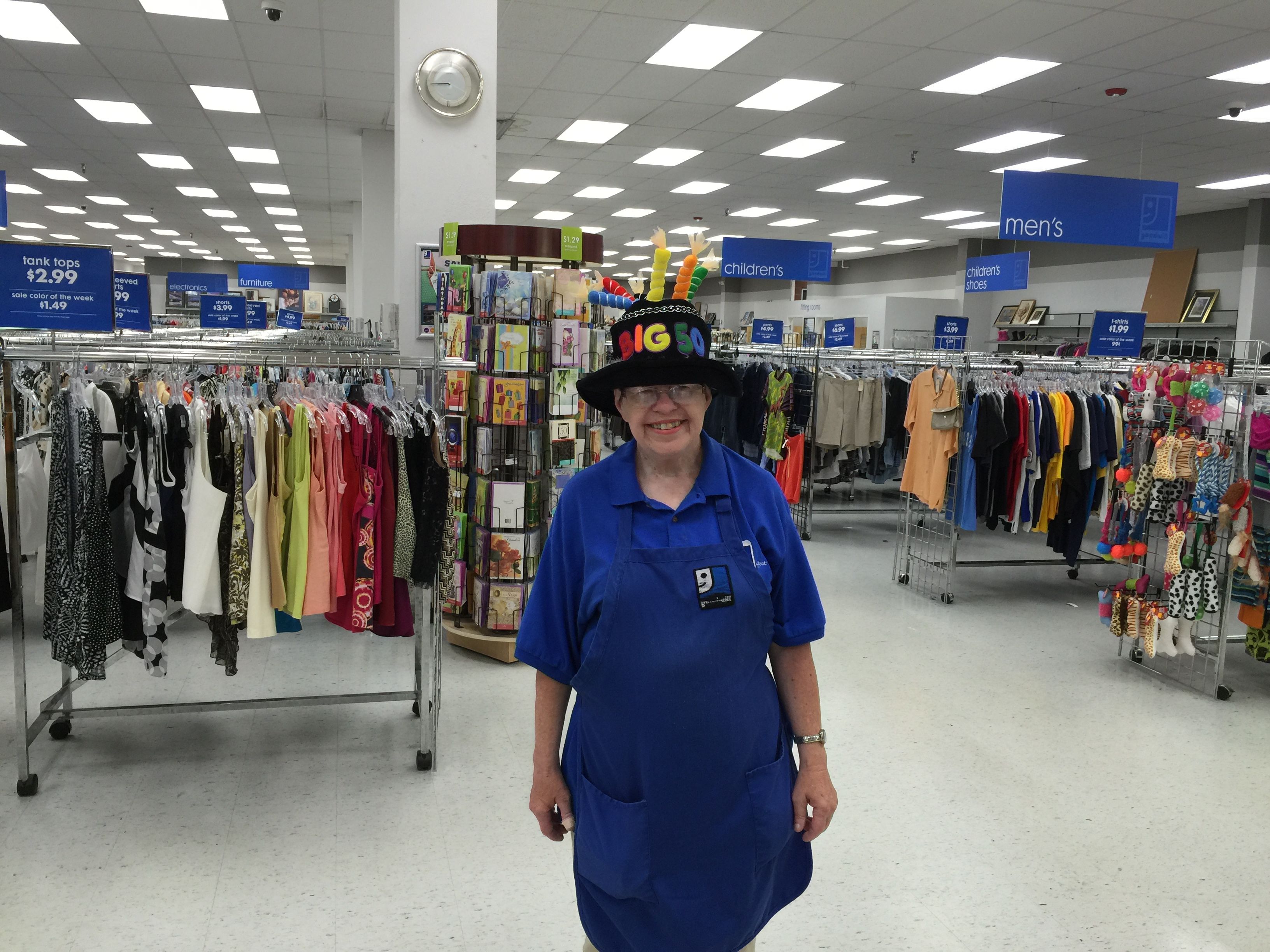 Nancy Thurman celebrates 50 years with Goodwill!