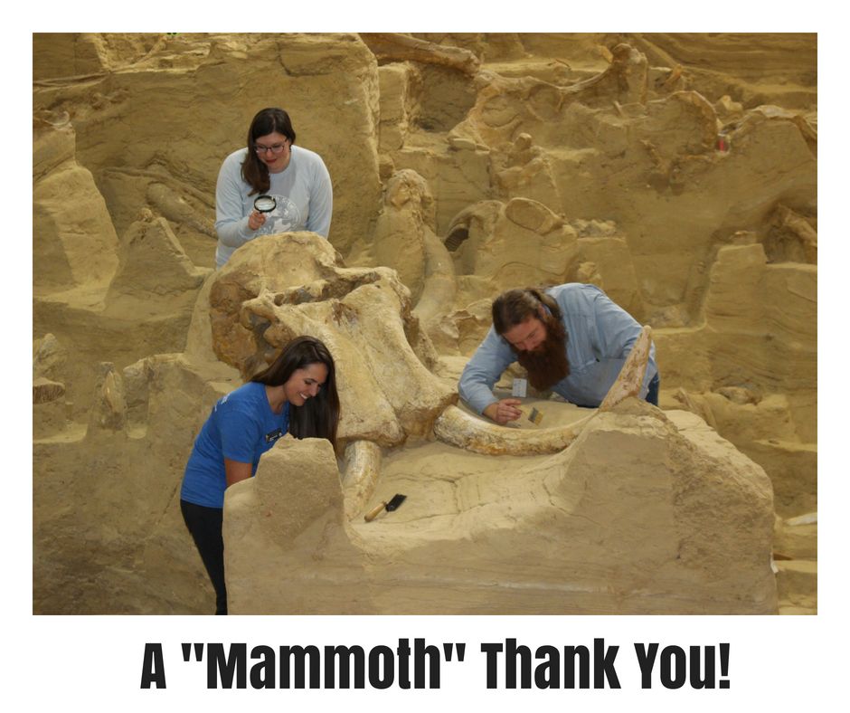 The Mammoth Site Receives $10,000.00 in Grant Award