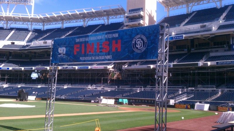 Finish Line Banner and Infrastructure 