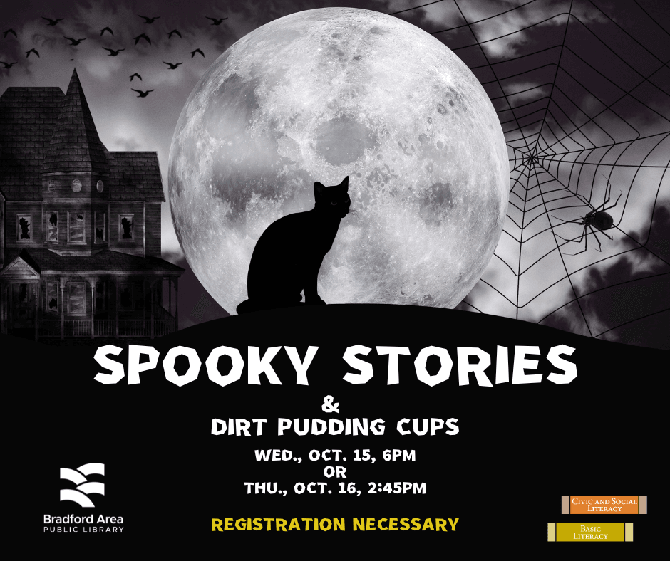 Outline of a cat in front of a full moon