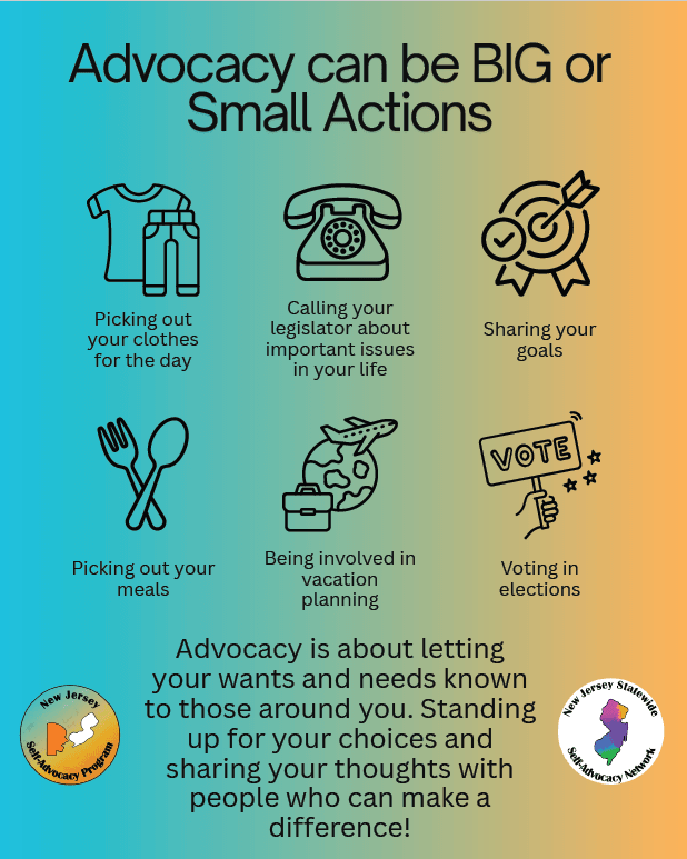 Advocacy Can Be Big or Small Actions
