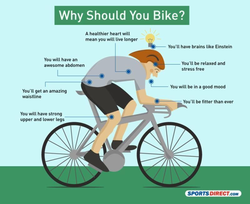 Why should you bike? person in grey and black riding a bicylce