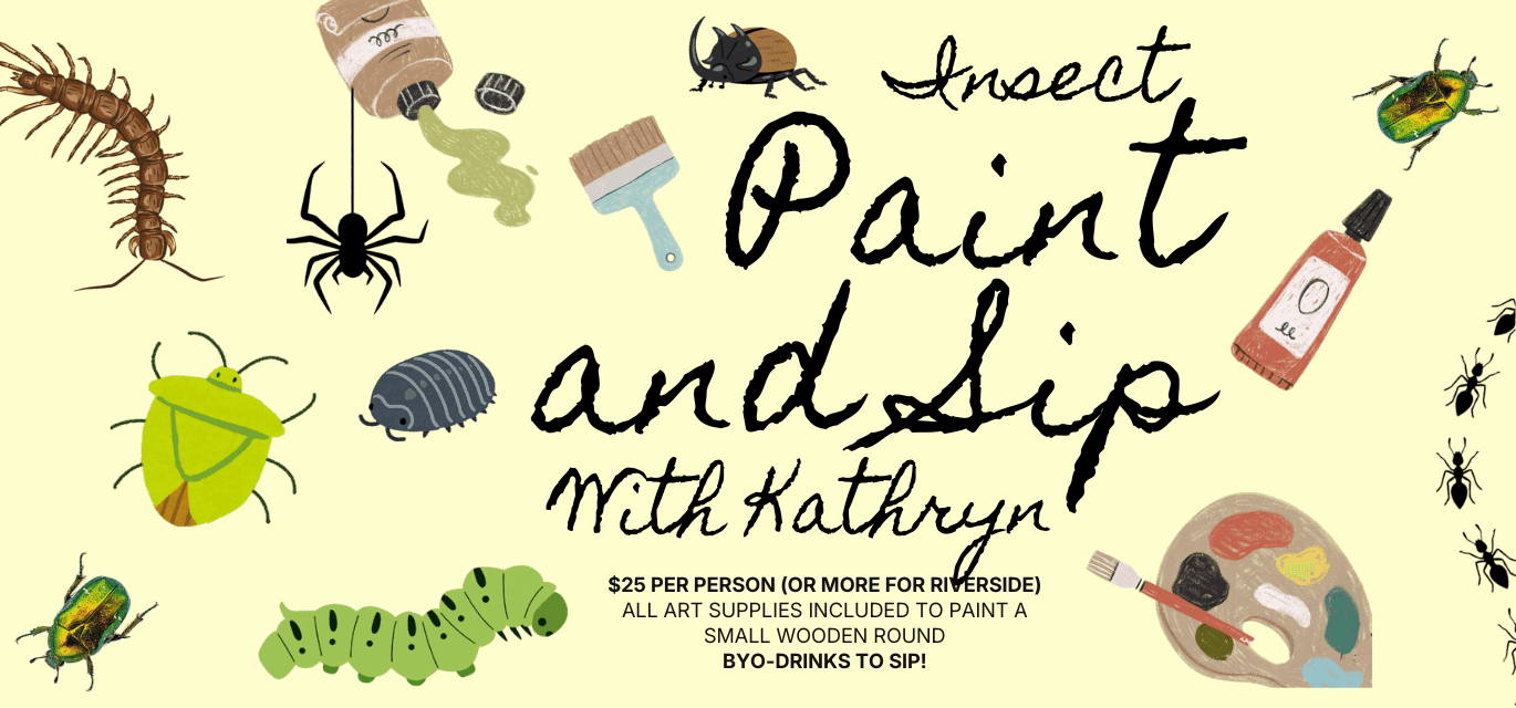 Paint and Sip, Beetles, Small Wooden, Bring your own beverages