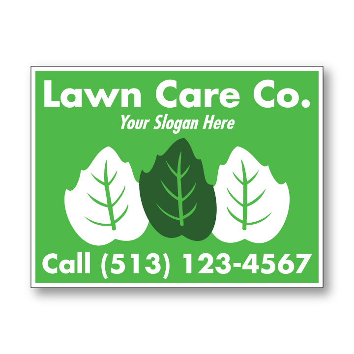 24"x18" Lawn Care Yard Sign (Design 2)