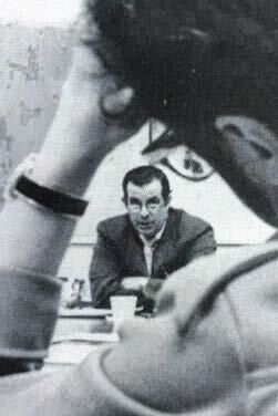 Al Hawkes at an environmental task force hearing in 1976.