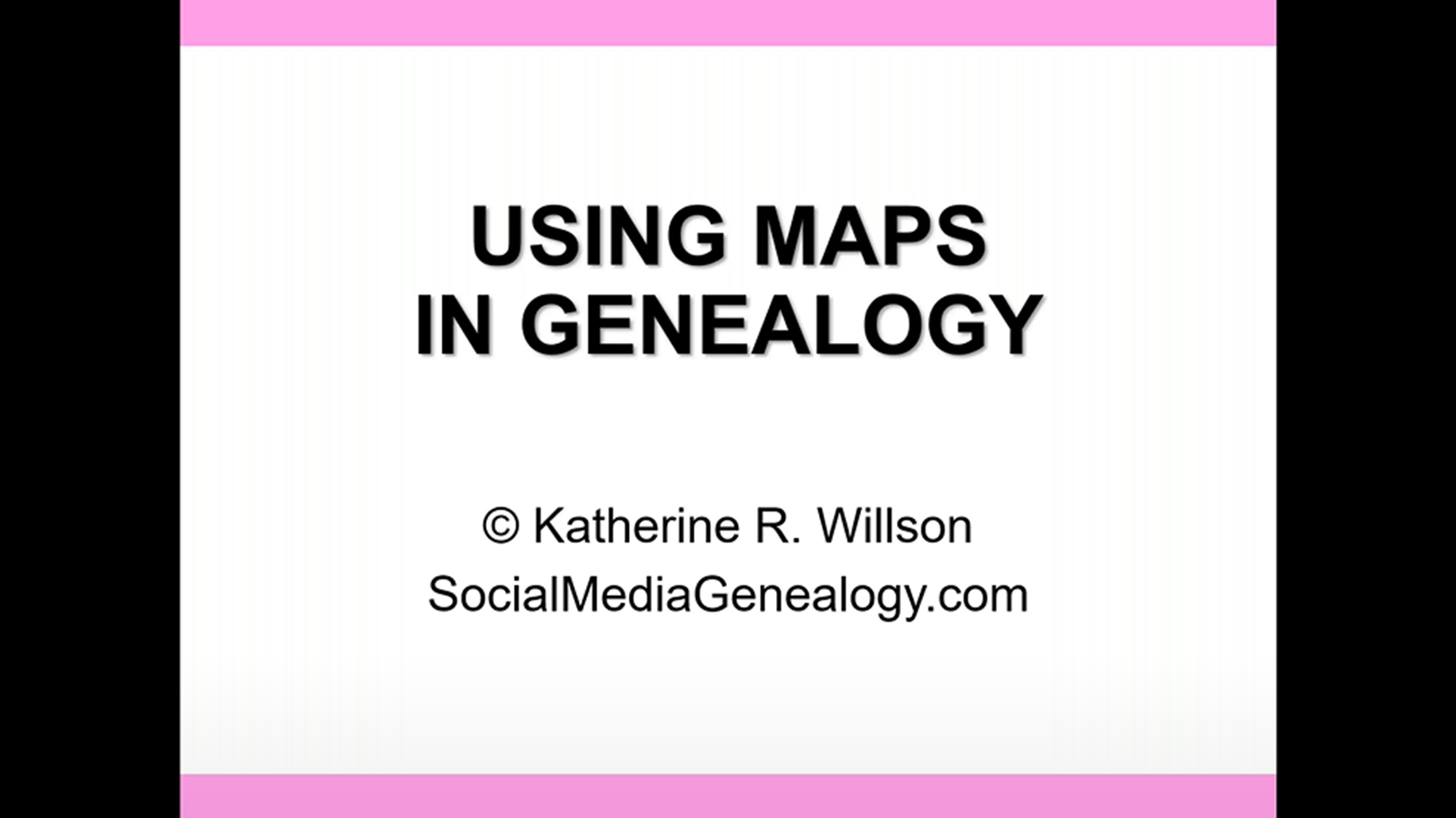 Using Maps in Genealogy