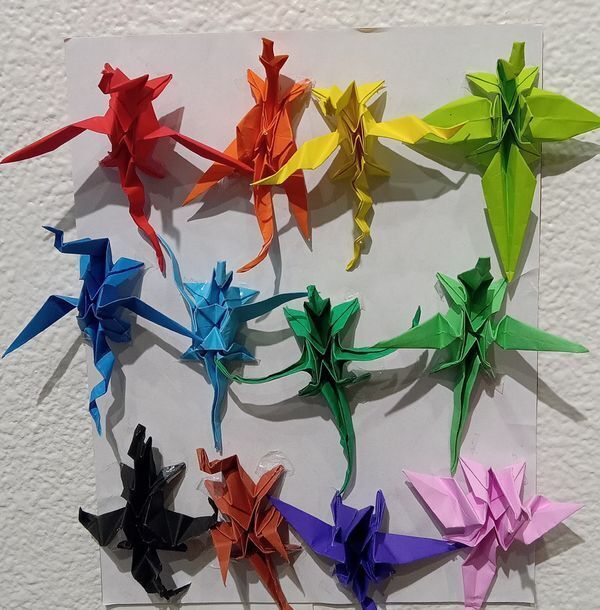 "Origami Dragons" by Eunchul Jung