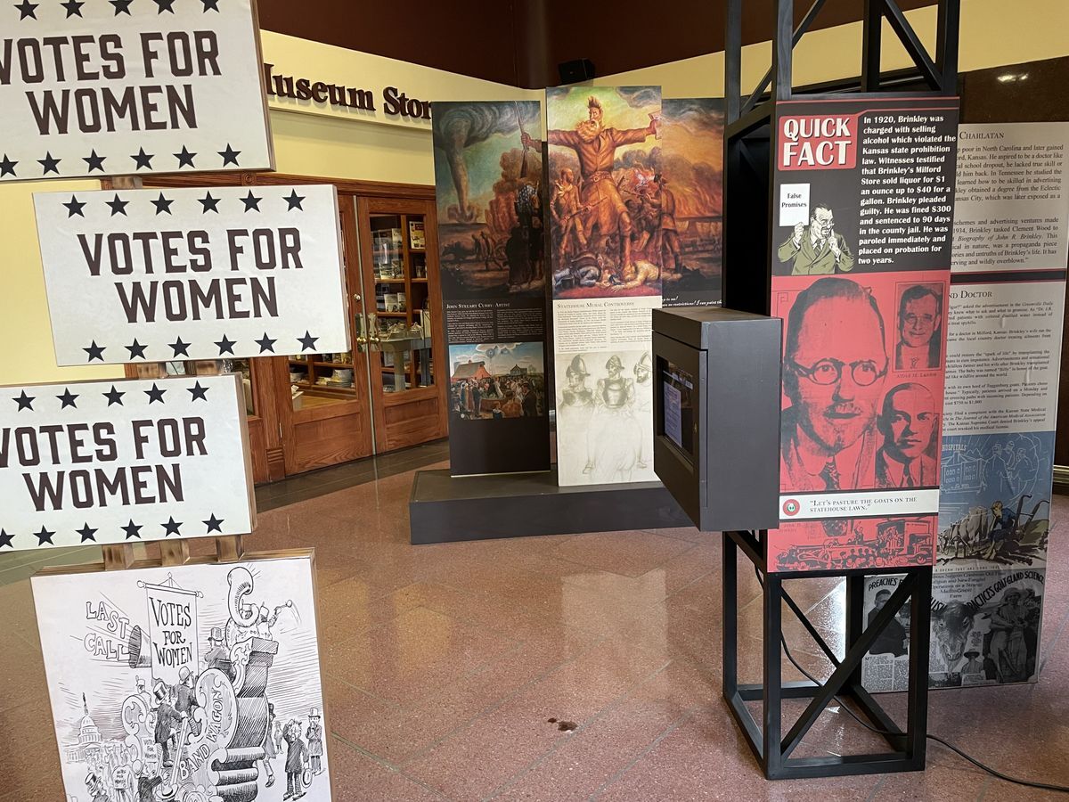 Notorious exhibit at the Smoky Hill Museum
