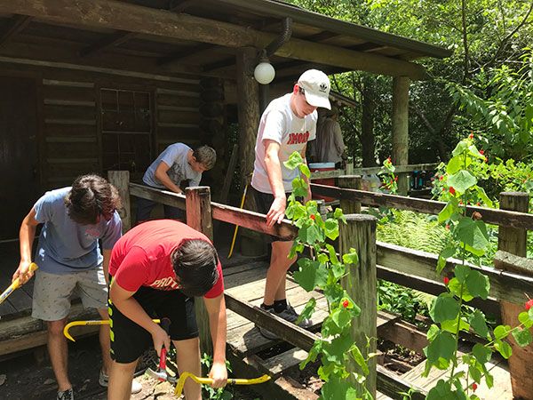 Eagle Scout Project to Replace Cabin Ramp