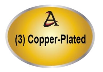 M7201 - (3). Copper-Coated Plaques