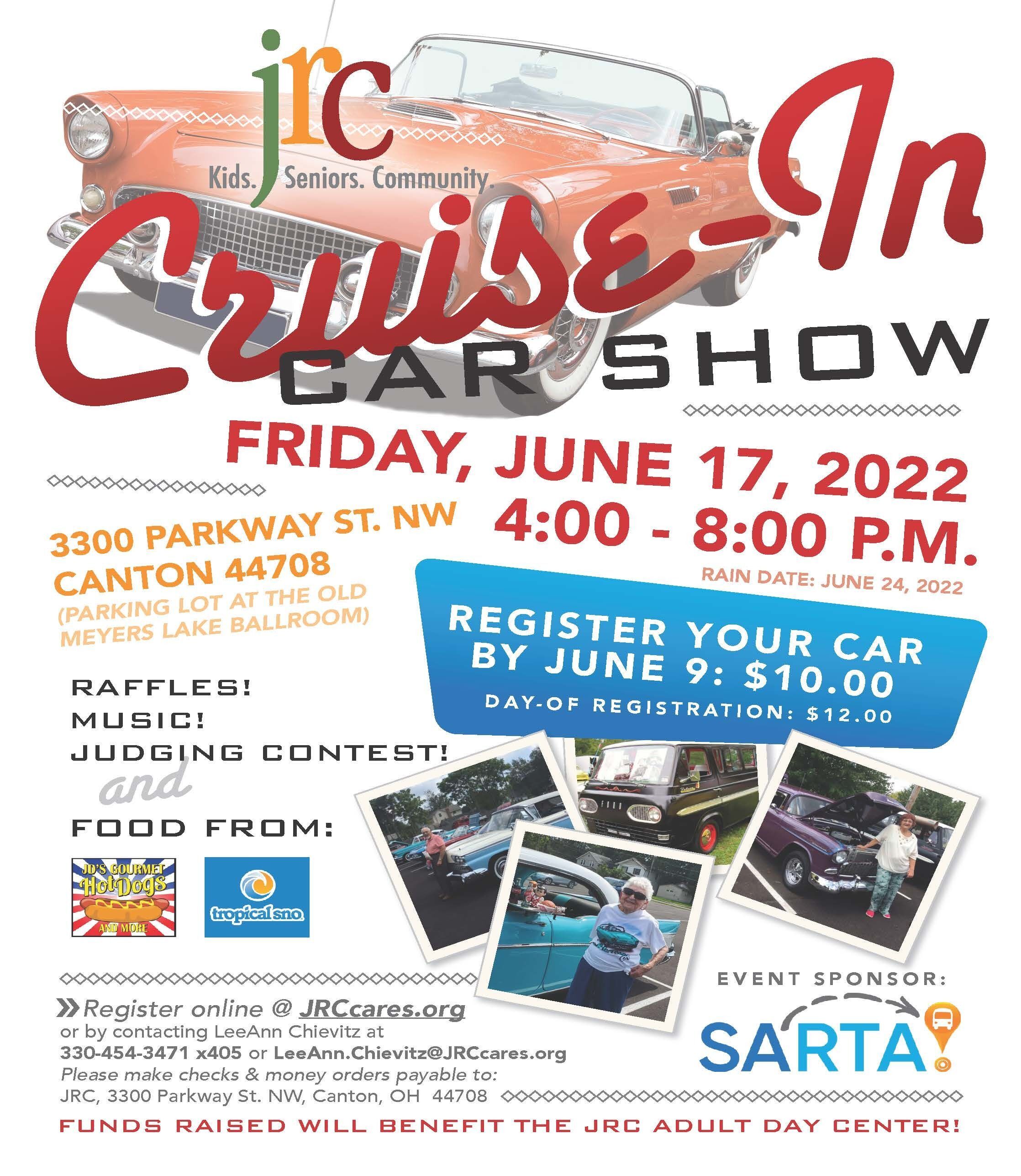 Cruise-In Car Show Flyer 2022