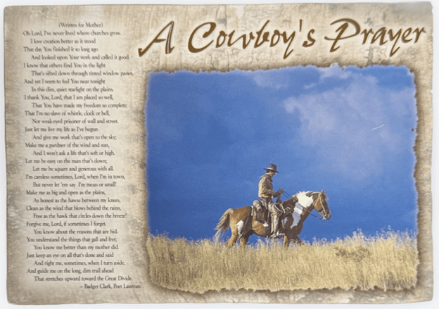 A Cowboy's Prayer