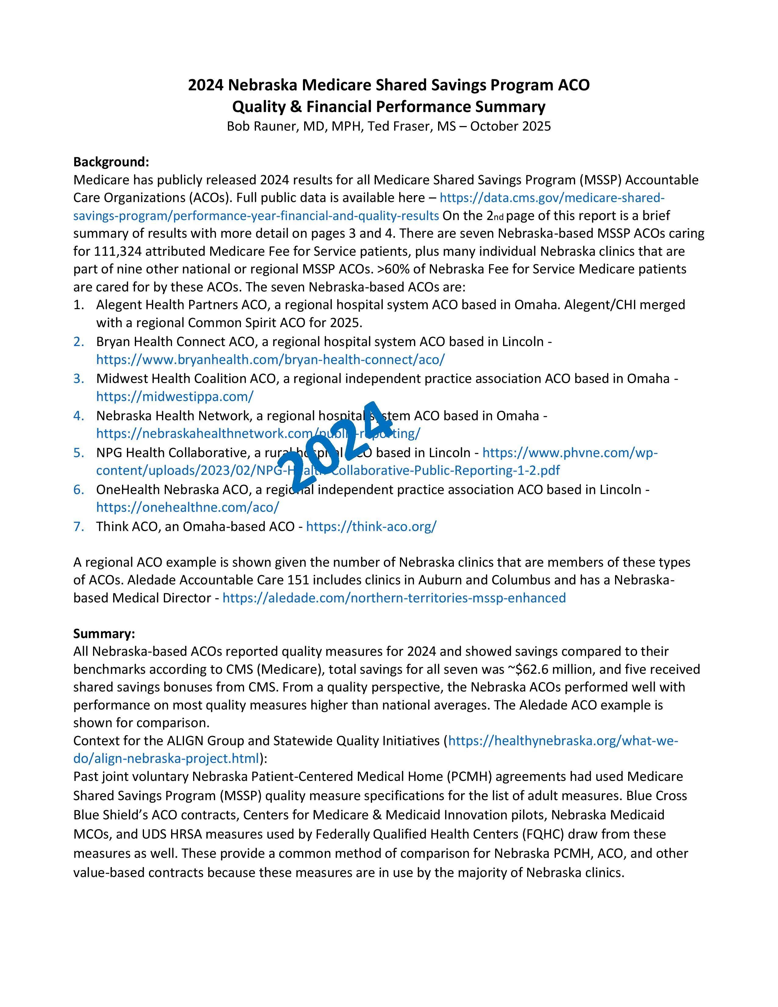 2024 Medicare Summary