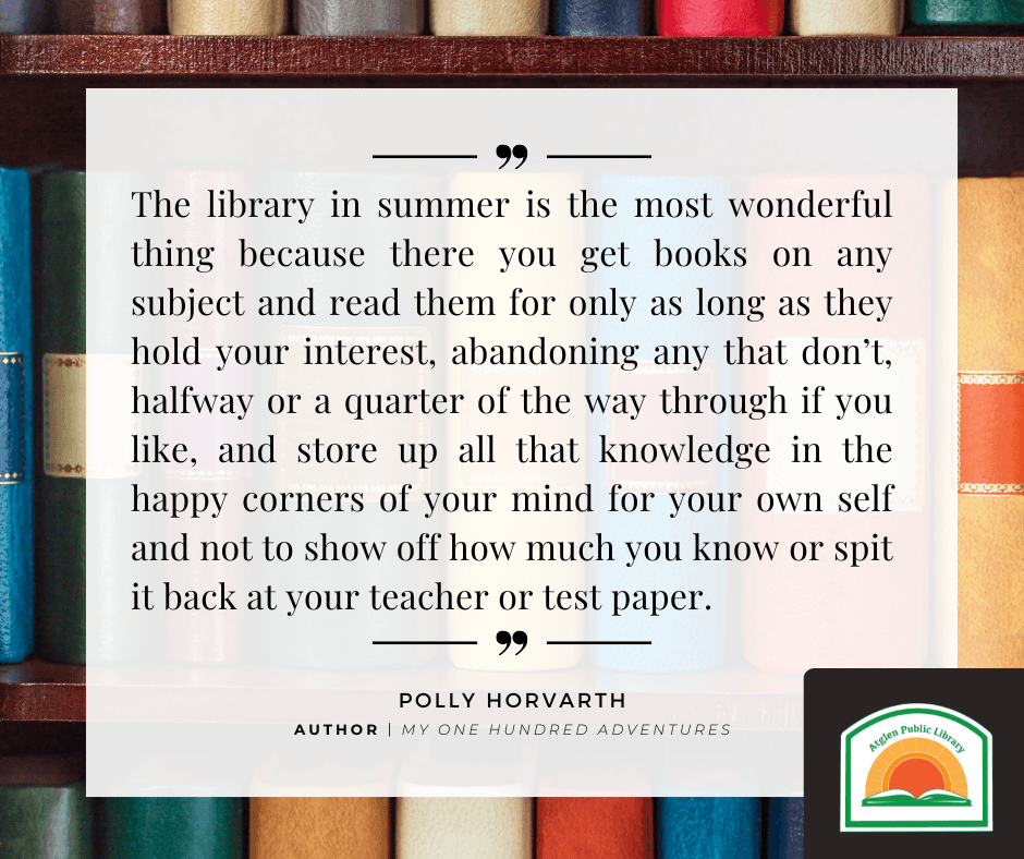 Summer Reading is for Everyone!