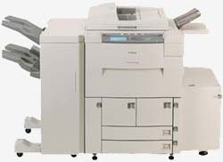 Four Canon IR600 Networked Copiers with Drill and Booklet Makers