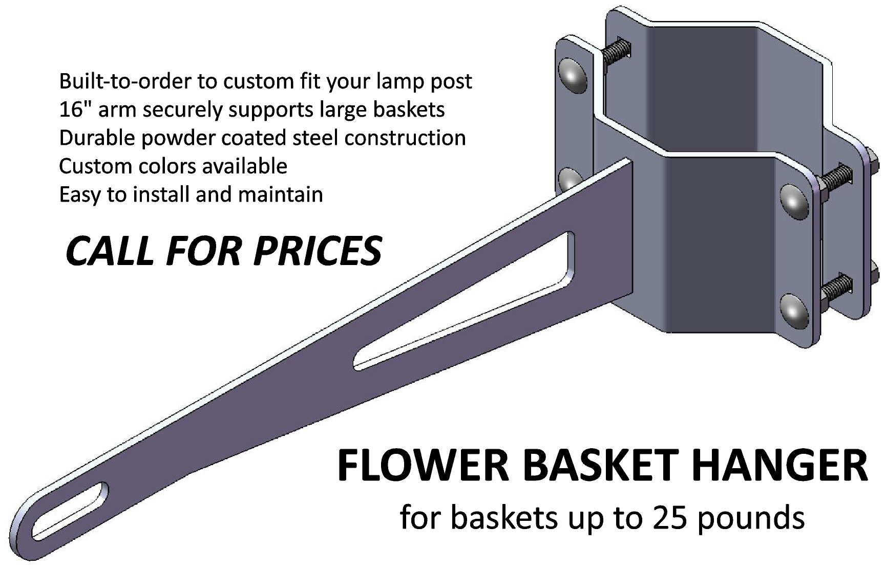 Banner BracketPole Banner Bracketlamp post banner brackets