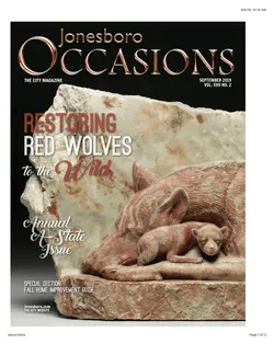 photo of a magazine with the sculpture on the front