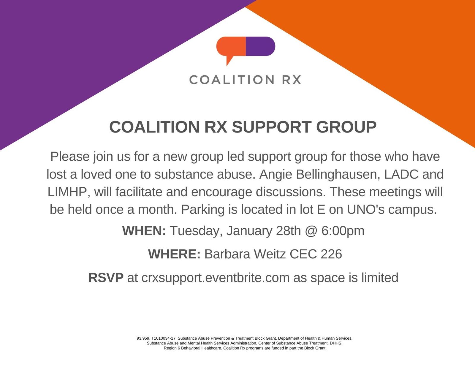 Coalition Rx Support Group : Event Calendar : News Events : Coalition Rx