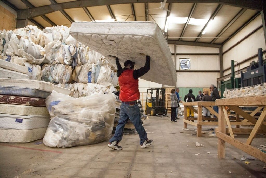 mattress recycling facility