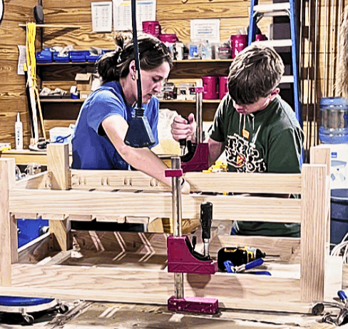 High Plains FFA offers impressive welding and woodworking shops for student projects. 
