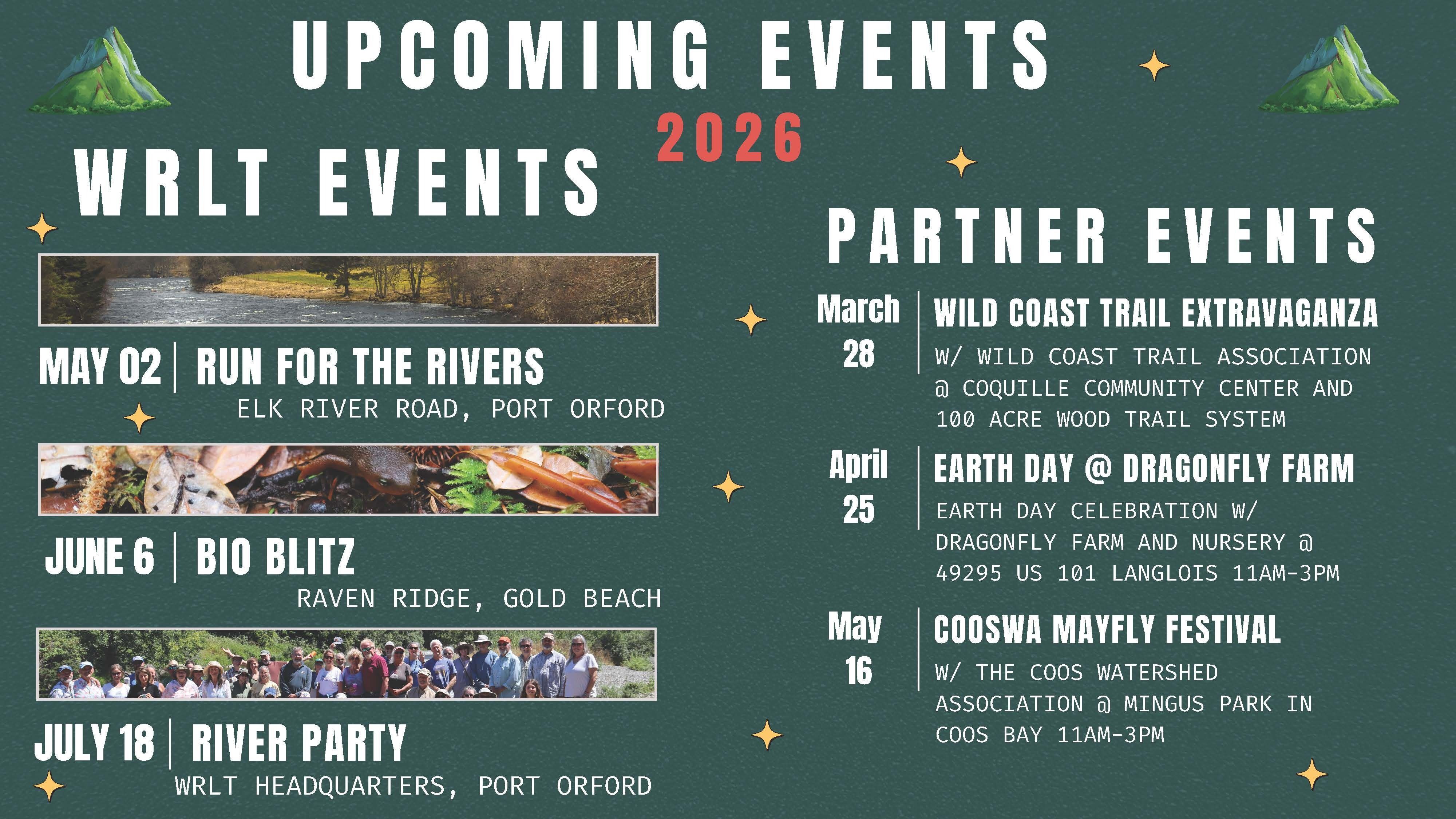 Mark your calendar for our upcoming events!