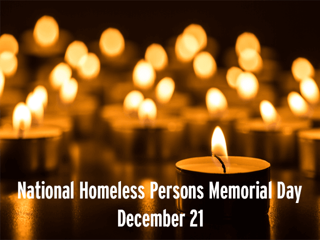 National Homeless Persons Memorial Day