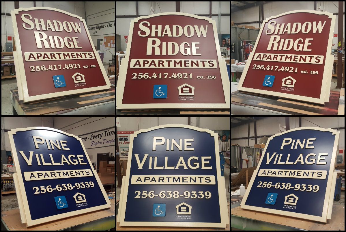 Apartment Signs