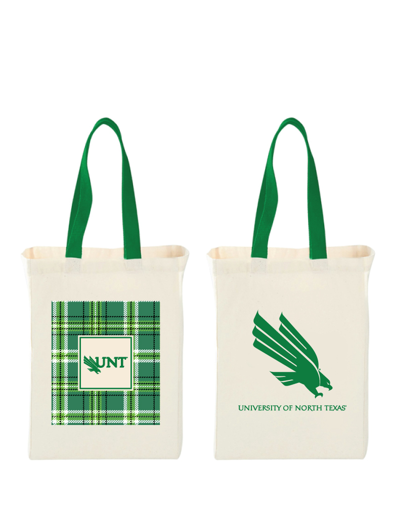 Tartan-themed 100% Cotton Canvas Tote bag
