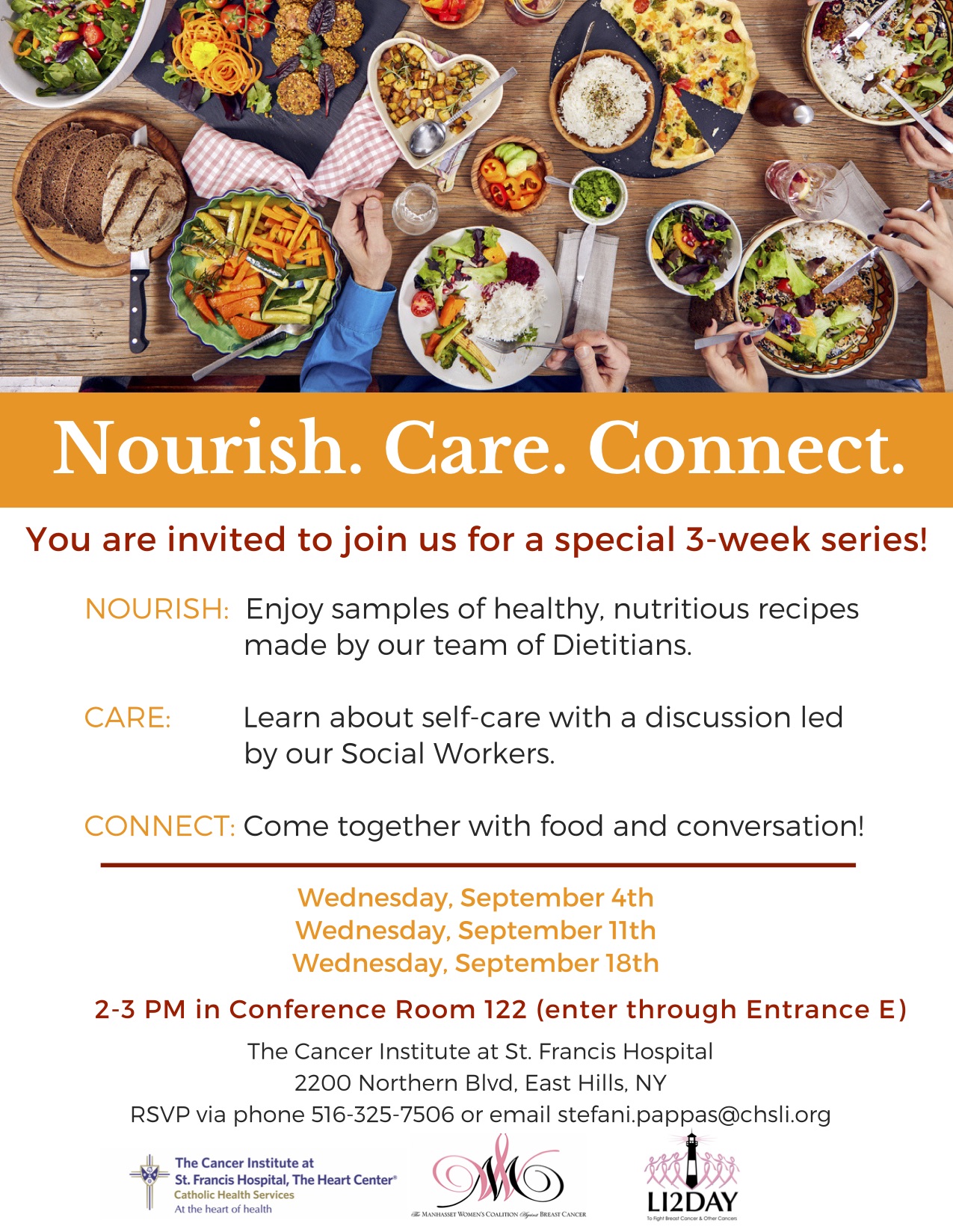 Nourish. Care. Connect 3- week series
