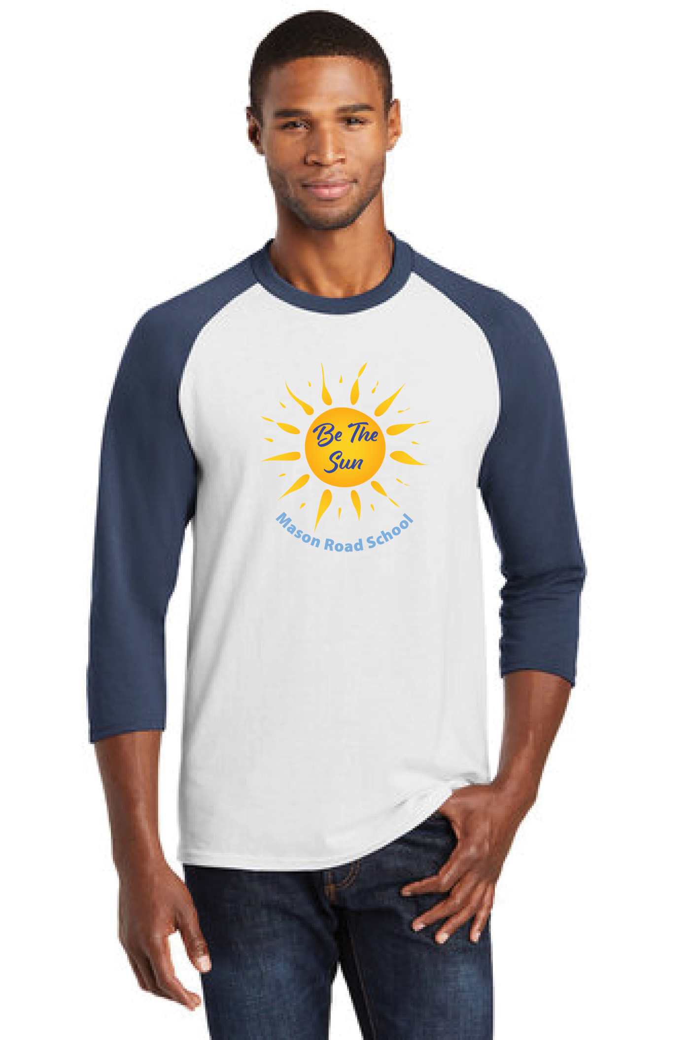 Port & Company® Core Blend 3/4-Sleeve Raglan Tee