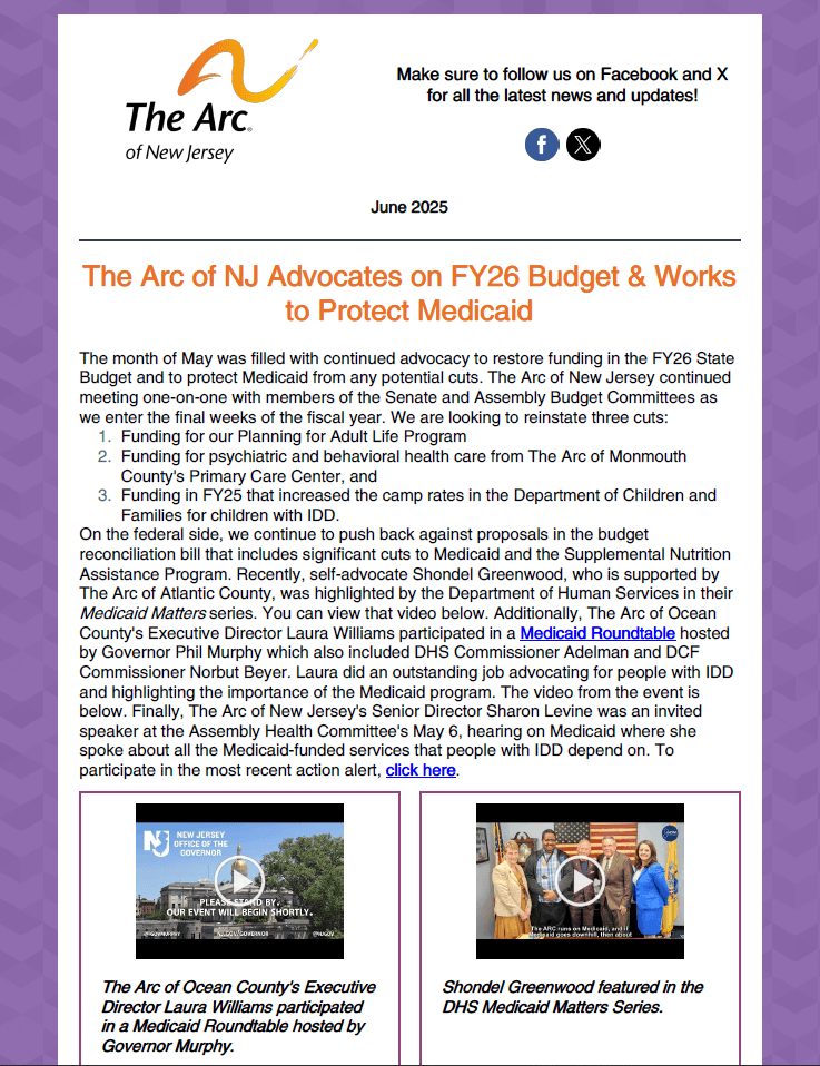 June 2025 E-Newsletter