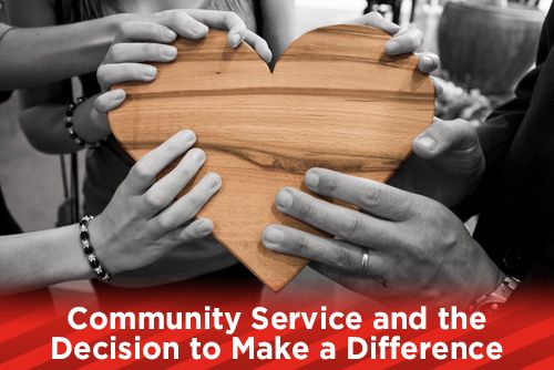 Community Service and the Decision to Make a Difference