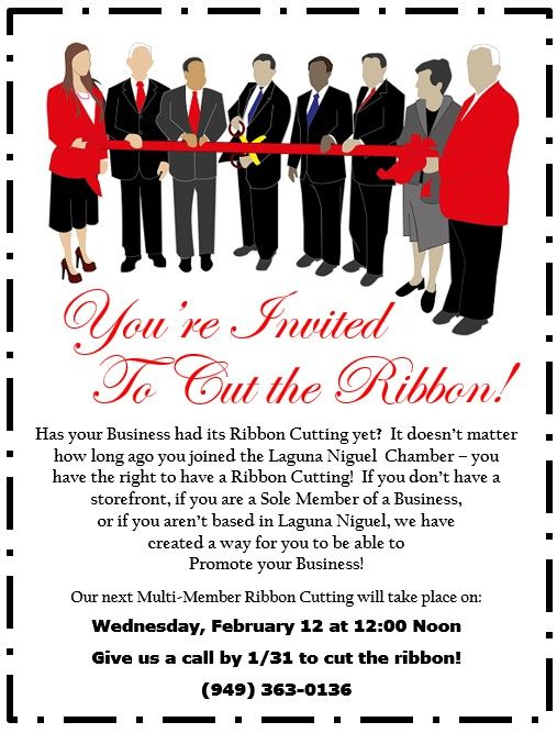 Multi-Member Ribbon Cutting