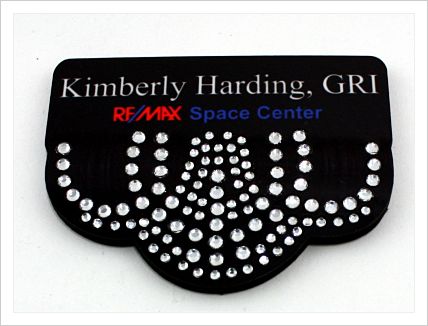 RE/MAX  CHANDELIER BLING NAME BADGE